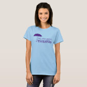 In Omnia Paratus Basic Light Blue T-shirt (Voorkant volledig)