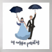 In Omnia Paratus Drawing Poster (Voorkant)