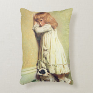 In Ongenade door Charles Burton Barber, Vintage Ar Accent Kussen