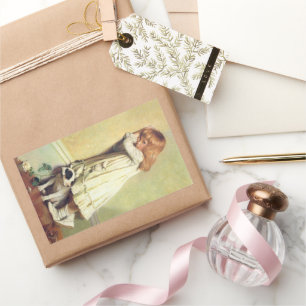 In Ongenade door Charles Burton Barber, Vintage Ar Rechthoekige Sticker