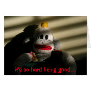 In onopgeloste aap blanco