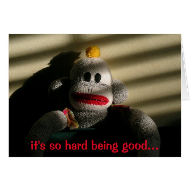 In onopgeloste aap blanco (Voorkant Horizontaal)