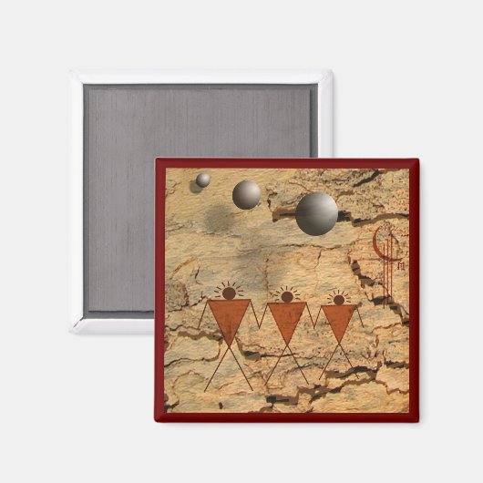 In ons Afbeelding Magneet (Voorkant / Achterkant)