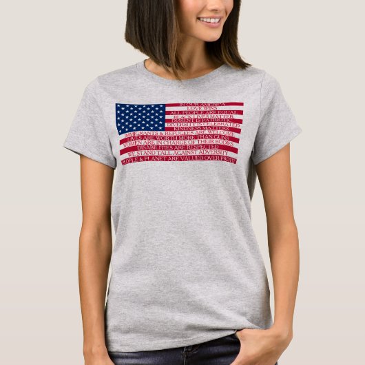 In ons Amerika T-shirt (Voorkant)