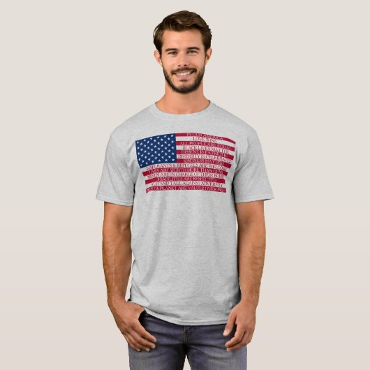 In ons Amerika T-shirt (Voorkant volledig)