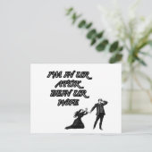 In ons attik, bein onze vrouw briefkaart (Staand voorkant)