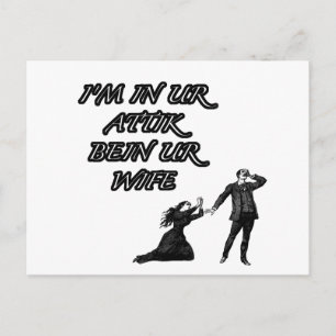 In ons attik, bein onze vrouw briefkaart