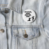 In ons attik, bein onze vrouw ronde button 5,7 cm (In situ)