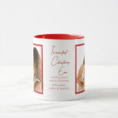 In ons eerste kersttijdperk vakantie nieuwe baby c mok (Midden)