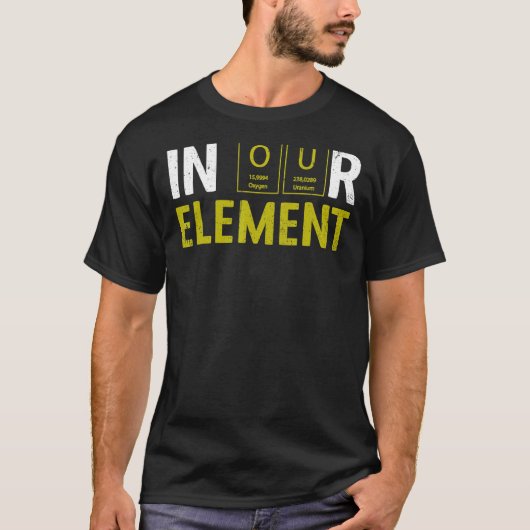 In ons Element Fun Chemistry Elemental Science Lab T-shirt (Voorkant)