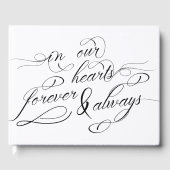 In ons hart Foto Memorial Gastenboek (Voorkant)