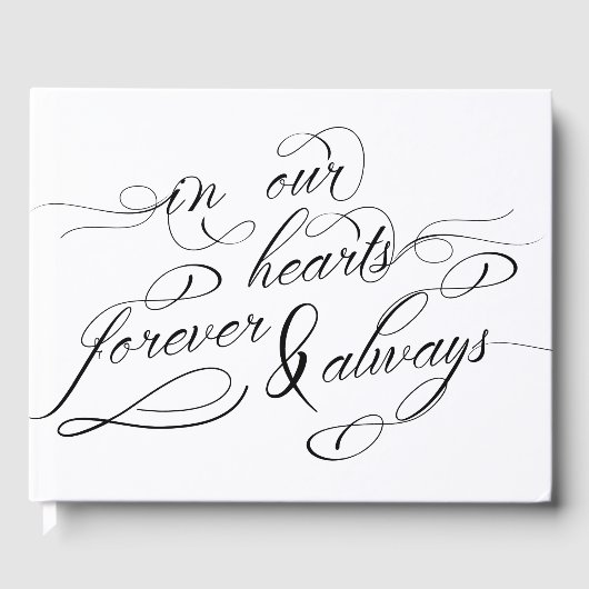 In ons hart Foto Memorial Gastenboek (Voorkant)