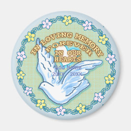 In ons hart herdenkingsmagneet magneet