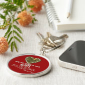 In ons hart sleutelhanger (Zijkant)