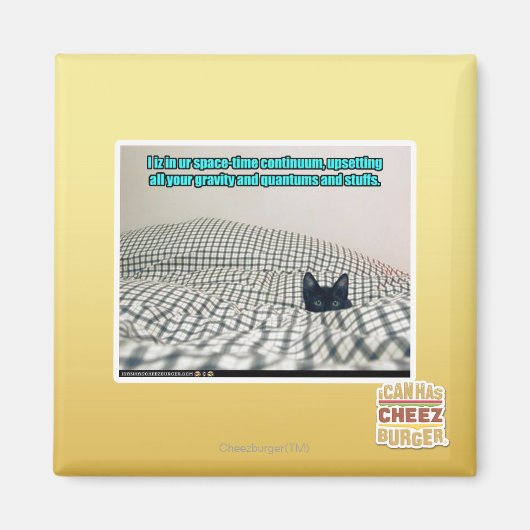 In ons ruimtetijdcontinuüm magneet (Voorkant)