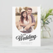 In ons trouwtijdperk Foto Save The Date (Staand voorkant)
