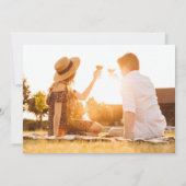 In ons trouwtijdperk fotoscript save the date (Achterkant)