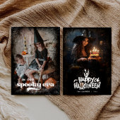 In onze enge tijd familie Halloween kerstkaart