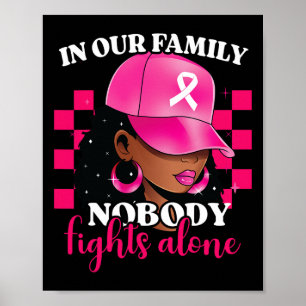 In onze familie vecht niemand alleen tegen borstka poster