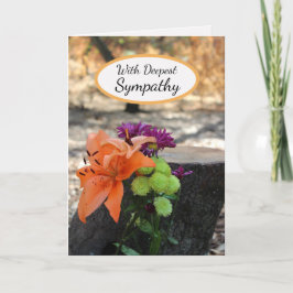 In onze gedachten en harten sympathiekaart kaart