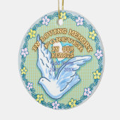 In Onze Hart Herdenkingsornamenten Keramisch Ornament (Links)