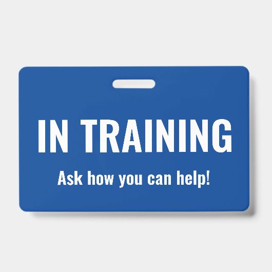 In opleiding badge (Voorkant)