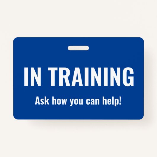 In opleiding badge (Voorkant)