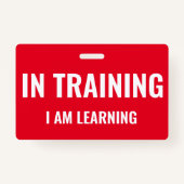 In opleiding badge (Achterkant)