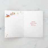 In Orbit Kerstkaart Feestdagen Kaart (Binnen)