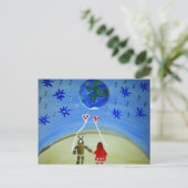 ...In Other Words...art by Jutta Gabriel... Briefkaart (Staand voorkant)