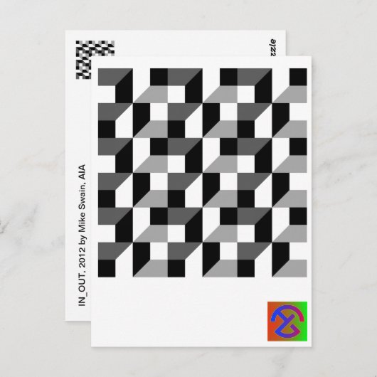 IN_OUT briefkaart (Voorkant / Achterkant)