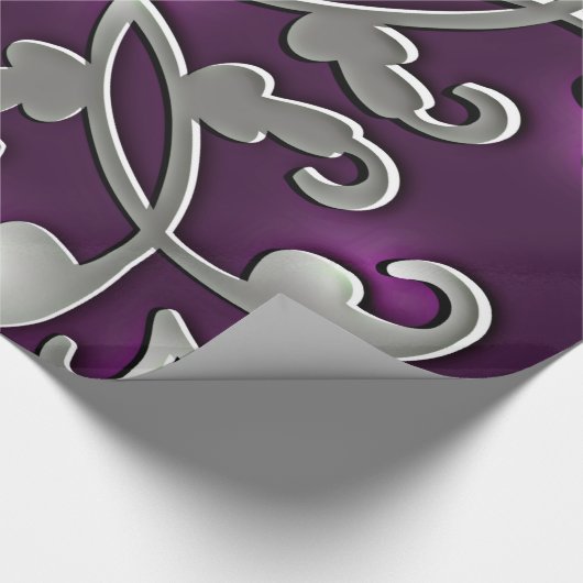  in Paars Cadeaupapier (Hoek)