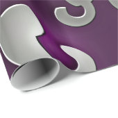  in Paars Cadeaupapier (Rol Hoek)