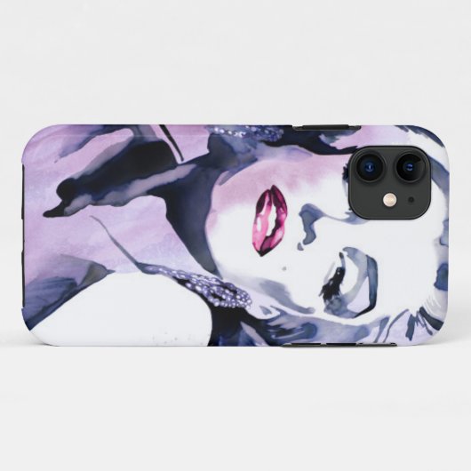  in Paars Case-Mate iPhone Case (Achterkant (horizontaal))