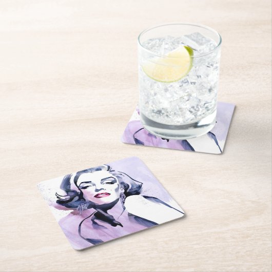 in Paars Kartonnen Onderzetters (Insitu)