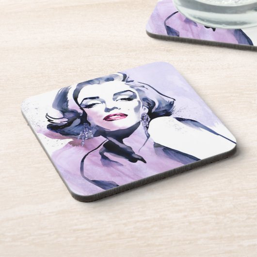  in Paars Onderzetter (Linkerzijde)