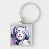 in Paars Sleutelhanger (Voorkant)