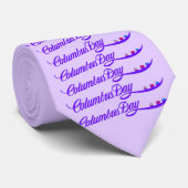 in Paars - Stropdas (Opgerold)