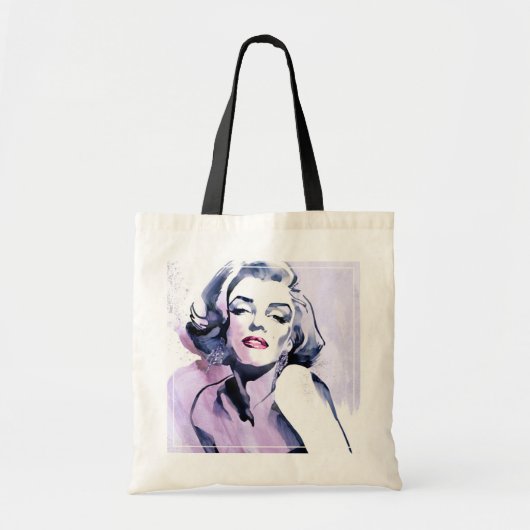 in Paars Tote Bag (Voorkant)
