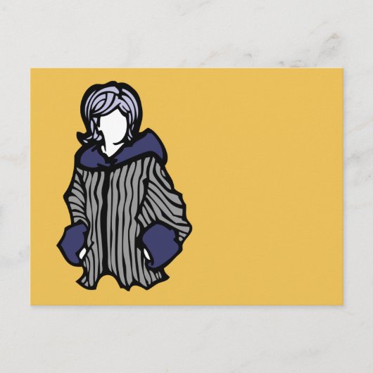  in paarse briefkaart (Voorkant)