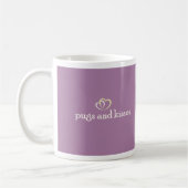 in Paarse Pug Mok (Links)