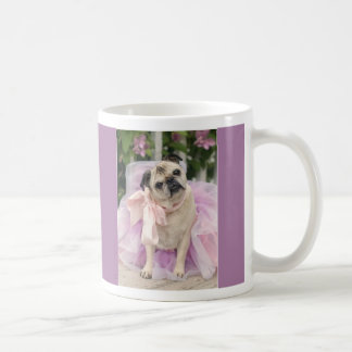in Paarse Pug Mok