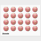 in Paarse Tulip Sticker (Vel)