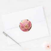 in Paarse Tulip Sticker (Envelop)