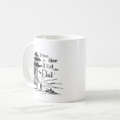 In papa vertrouwen we: Hero Edition Koffiemok (Voorkant links)