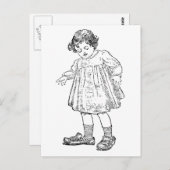 In papa's schoenen briefkaart (Voorkant / Achterkant)