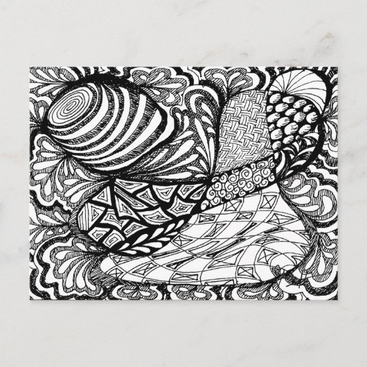 in Pen & Ink Briefkaart (Voorkant)