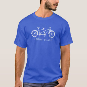 In perfecte balans Tandem-cyclus T-shirt