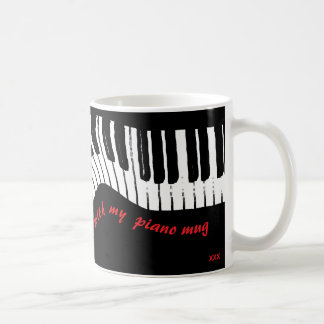 In perfecte harmonie – piano ontwerp koffiemok