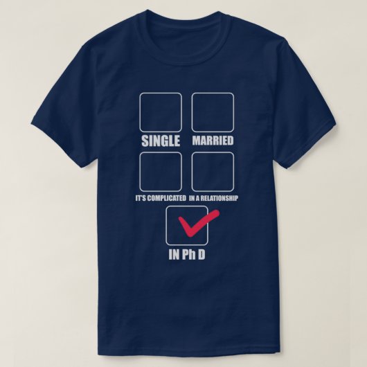 In PhD PhD Afstuderen Gift 1 T-shirt (Design voorkant)